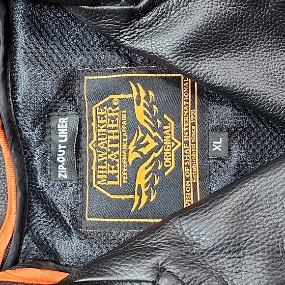 Milwaukee Leather Riding Jacket XL - Picture 2 of 3